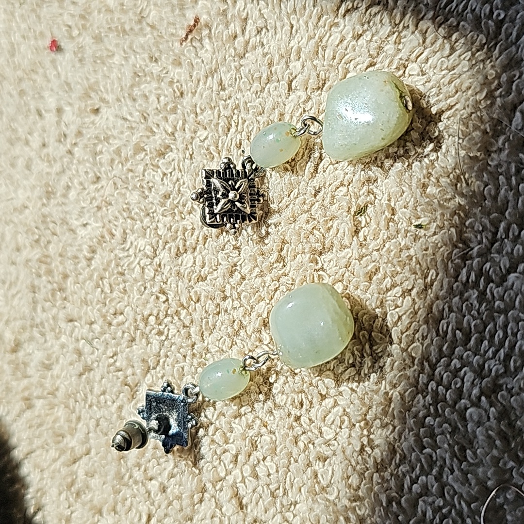 Jadeite Vintage Earrings 69$